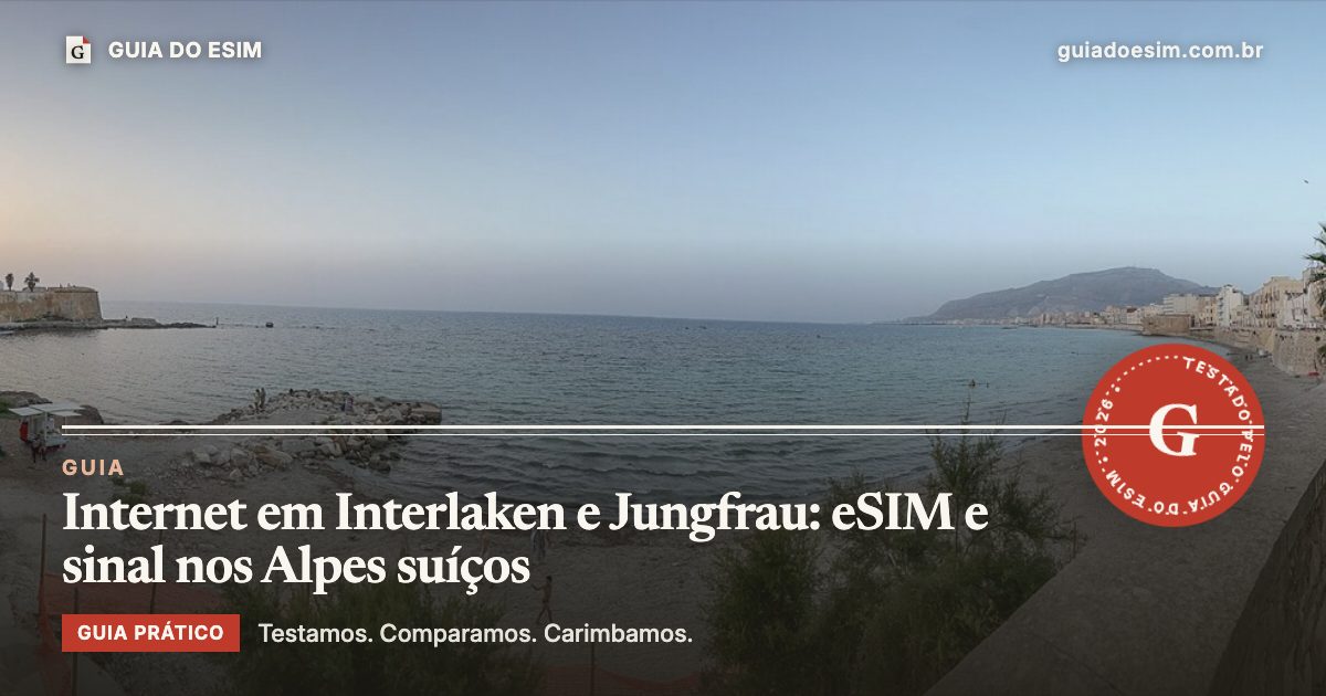 Internet em Interlaken e Jungfrau: eSIM e sinal nos Alpes suíços: guia prático do Guia do eSIM