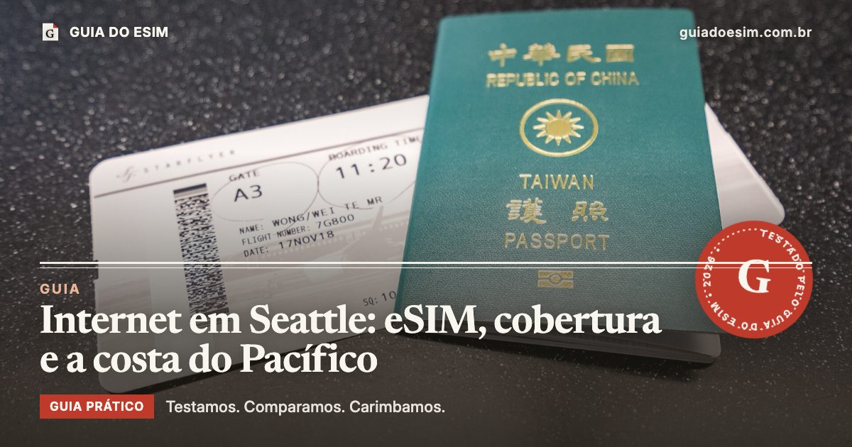Internet em Seattle: eSIM, cobertura e a costa do Pacífico: guia prático do Guia do eSIM