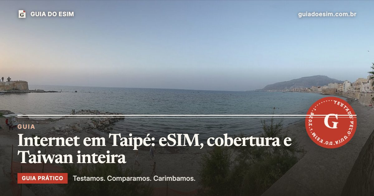 Internet em Taipé: eSIM, cobertura e Taiwan inteira: guia prático do Guia do eSIM