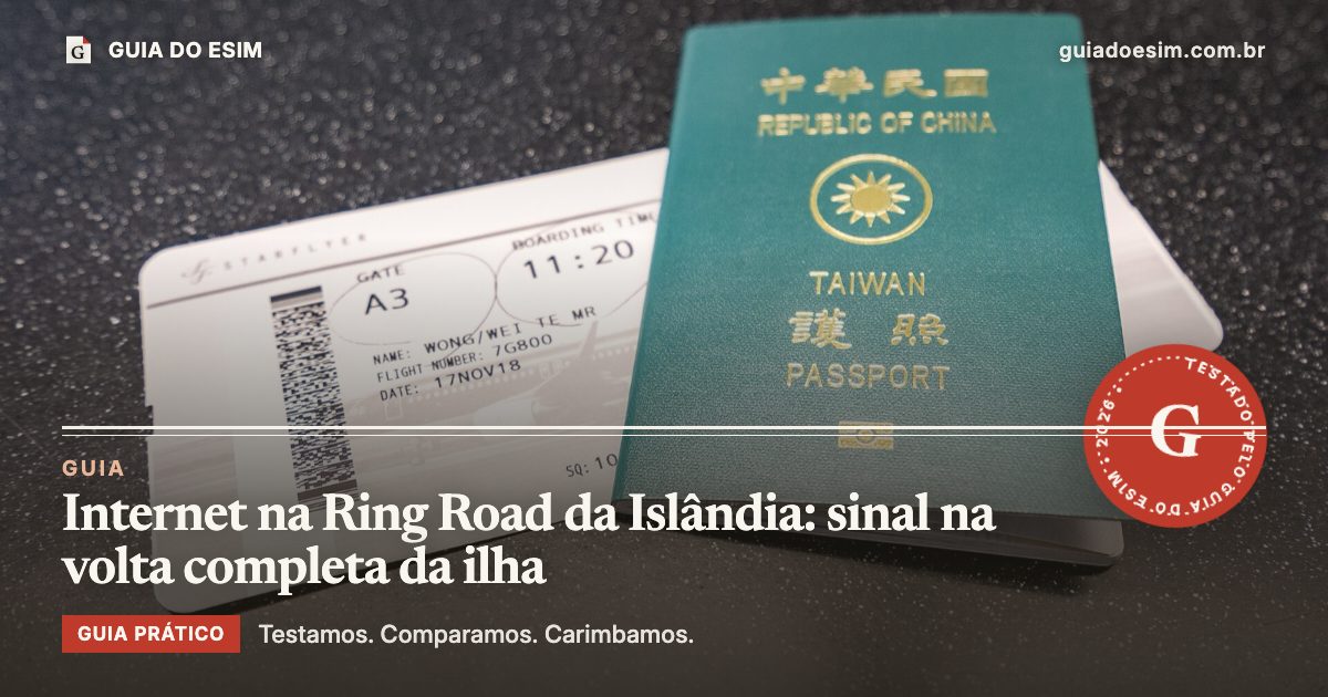 Internet na Ring Road da Islândia: sinal na volta completa da ilha: guia prático do Guia do eSIM