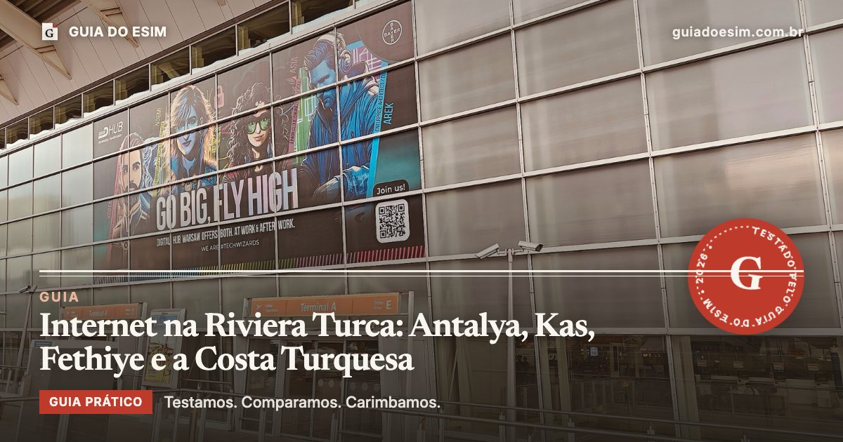 Internet na Riviera Turca: Antalya, Kas, Fethiye e a Costa Turquesa: guia prático do Guia do eSIM