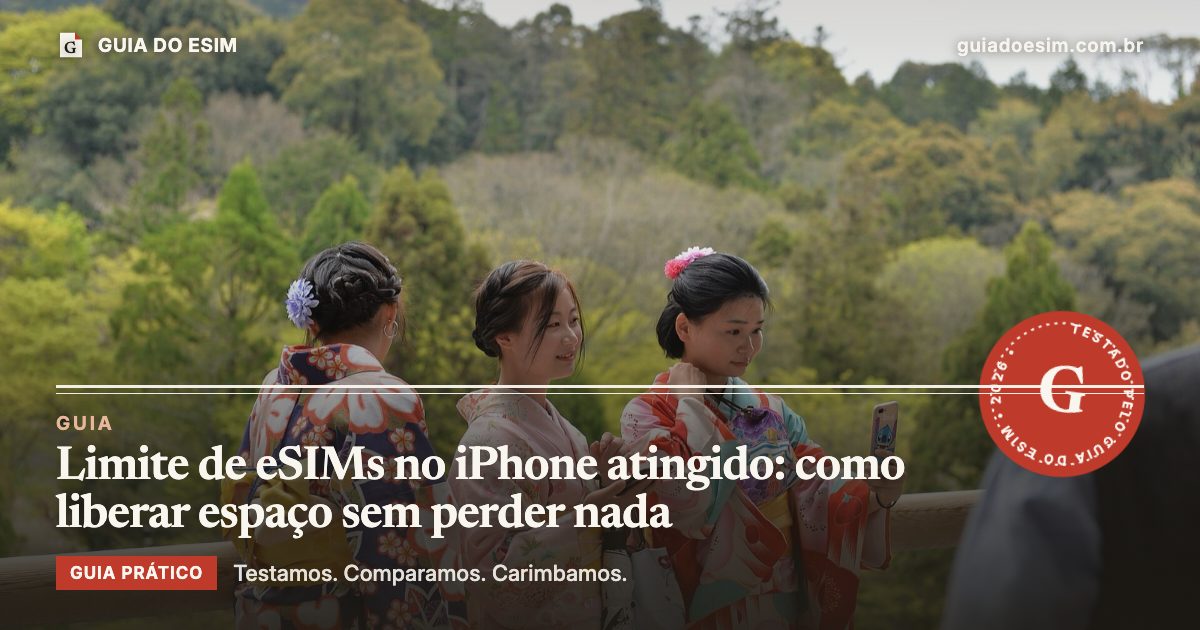 Limite de eSIMs no iPhone atingido: como liberar espaço sem perder nada: guia prático do Guia do eSIM