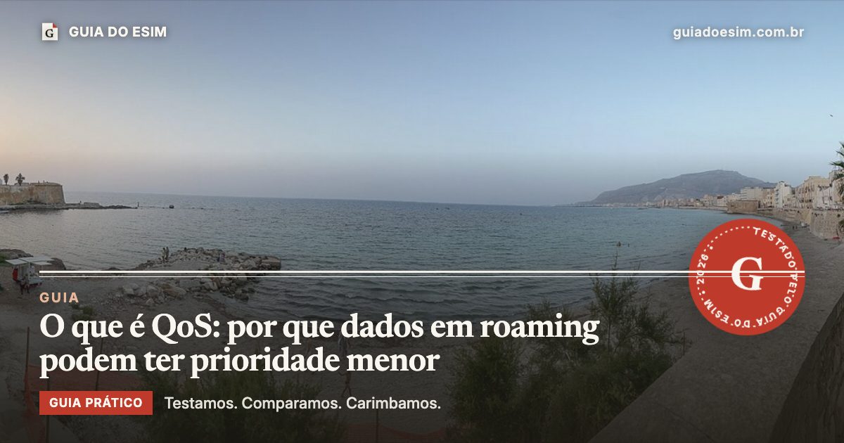 O que é QoS: por que dados em roaming podem ter prioridade menor: guia prático do Guia do eSIM