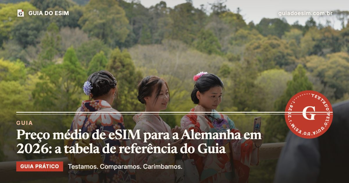Preço médio de eSIM para a Alemanha em 2026: a tabela de referência do Guia: guia prático do Guia do eSIM