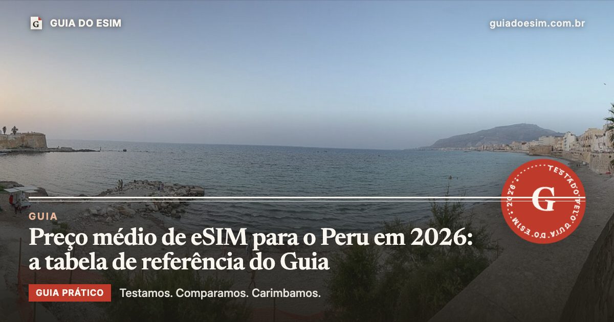 Preço médio de eSIM para o Peru em 2026: a tabela de referência do Guia: guia prático do Guia do eSIM
